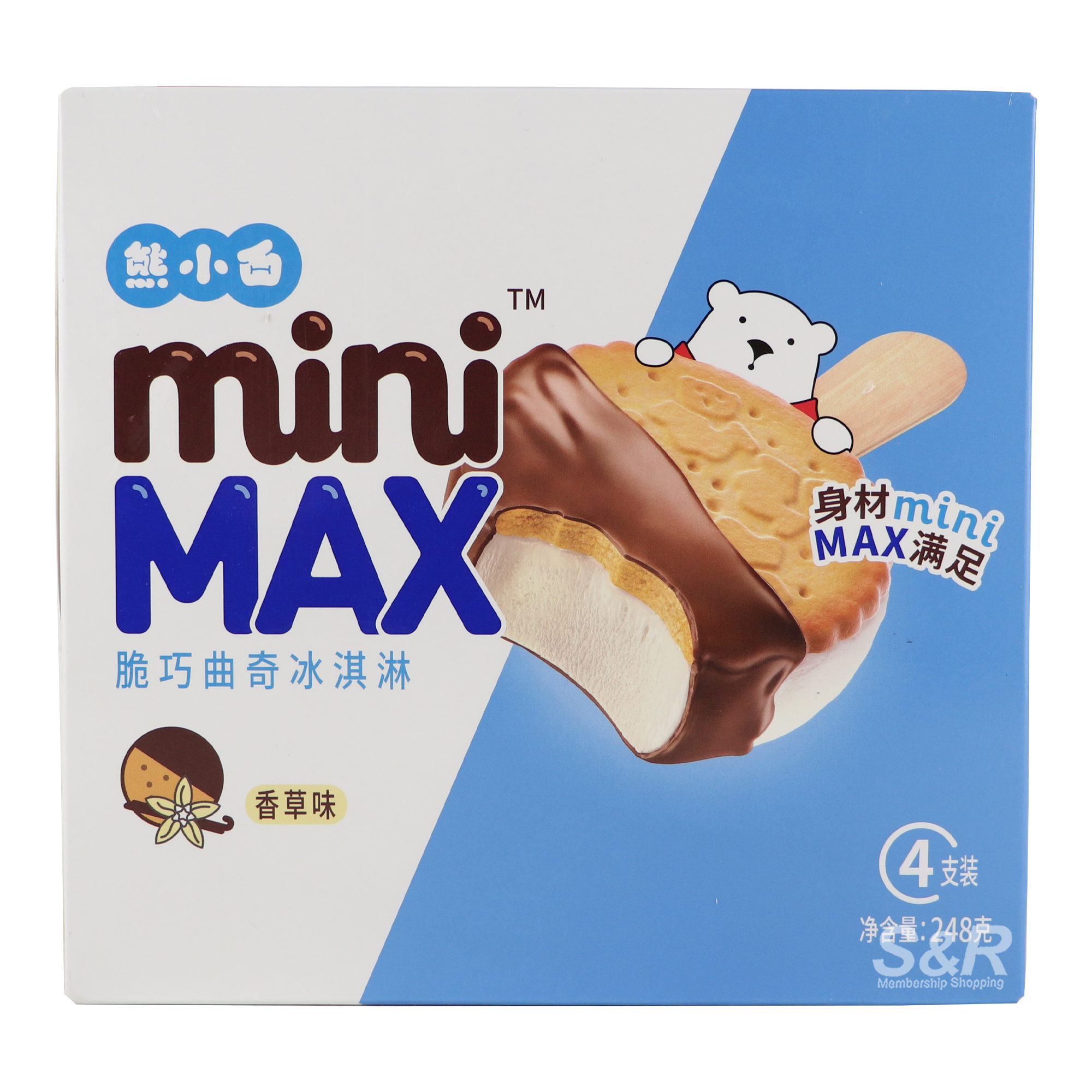 Minimax Chocolate Chip Cookie Ice Cream 4pcs